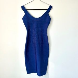 Herve Leger Dresses | Herve Leger Cobalt Sydney Dress | Color: Blue | Size: XS